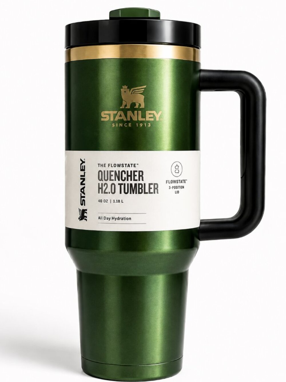 Stanley Wicked x Target Elphaba 40oz H2.0 Flowstate Quencher Tumbler